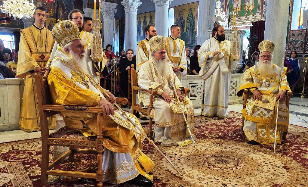 Λαμπρή η πανήγυρις του Αγίου Κωνσταντίνου στον Βόλο