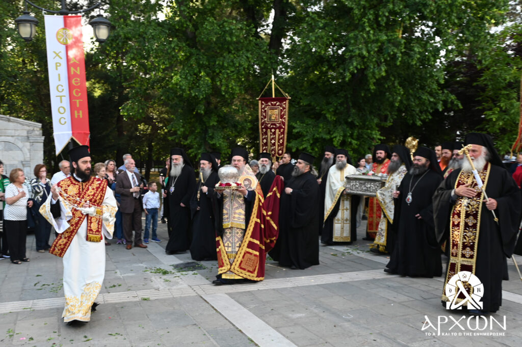 Πολυαρχιερατικός Εσπερινός των Πολιούχων της Τρίπολης Νεομαρτύρων Δημητρίου και Παύλου