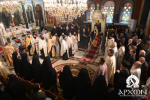 Πολυαρχιερατικός Εσπερινός ονομαστηρίων Μητροπολίτη Μαντινείας και Κυνουρίας Επιφανίου