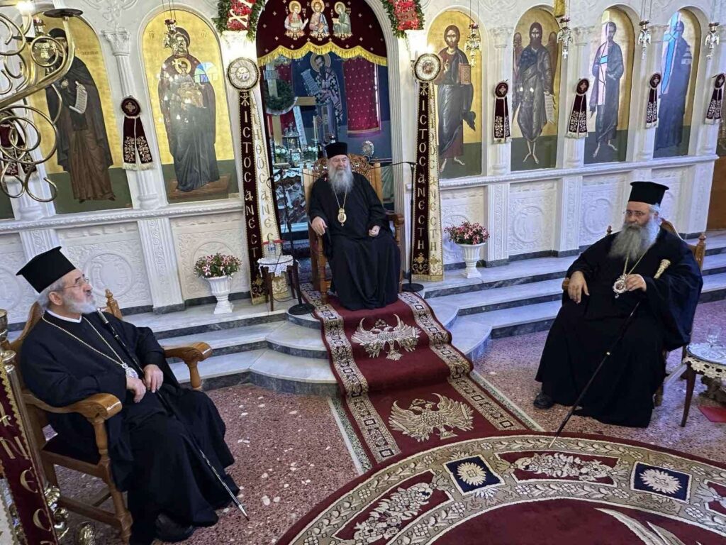 Ο Μητροπολίτης Λεμεσού σε Ιερατική Σύναξη στην Ι. Μ. Κίτρους
