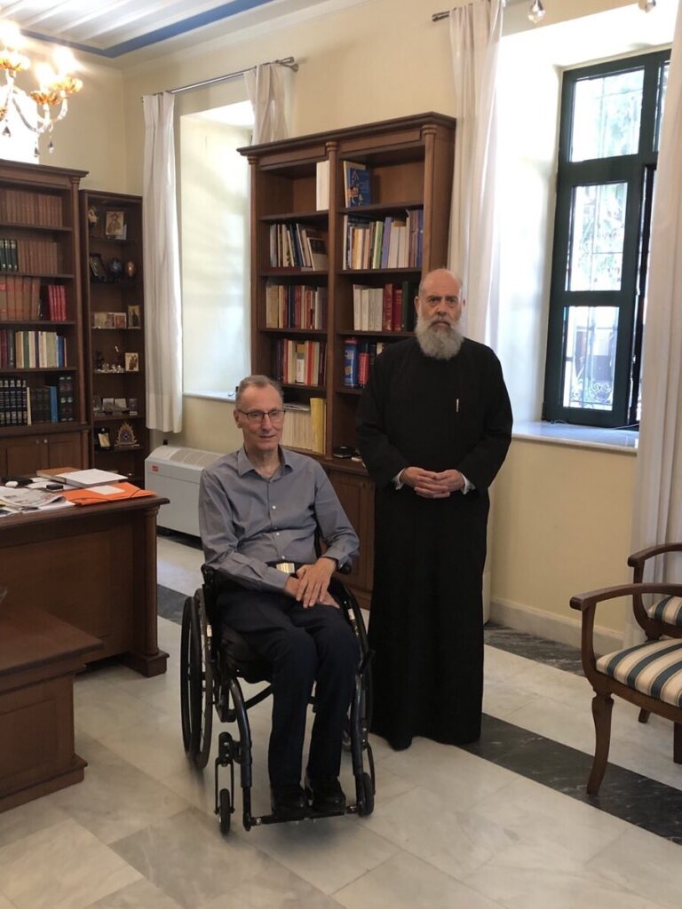 Επίσκεψη του νέου Διοικητή του Γ.Ν. Καρδίτσας στον  Μητροπολίτη Θεσσαλιώτιδος