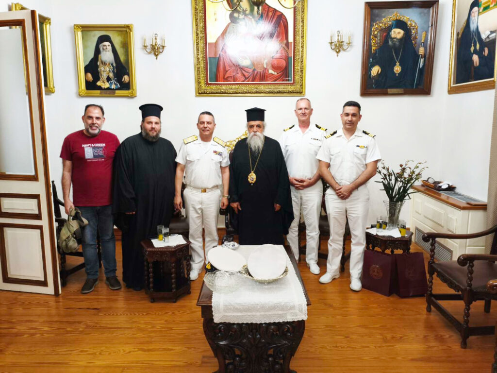 Επίσκεψη του Β Υπαρχηγού του ΛΣ στον Μητροπολίτη Ηλείας