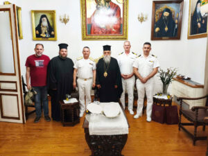 Επίσκεψη του Β Υπαρχηγού του ΛΣ στον Μητροπολίτη Ηλείας