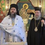 Ο Μητροπολίτης Ιερισσού στα ονομαστήρια του Γεν. Αρχιερατικού Επιτρόπου Αρχιμ. Δωροθέου Ζέρβα