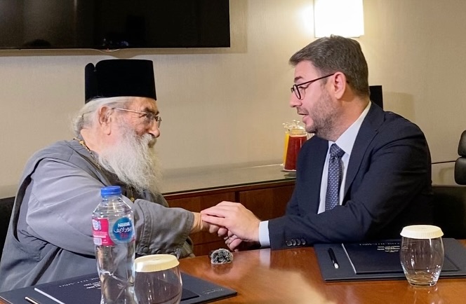 Ανδρουλάκης: “Σεβασμός στη θρησκευτική ελευθερία και στο ιδιοκτησιακό καθεστώς της Μονής Σινά”