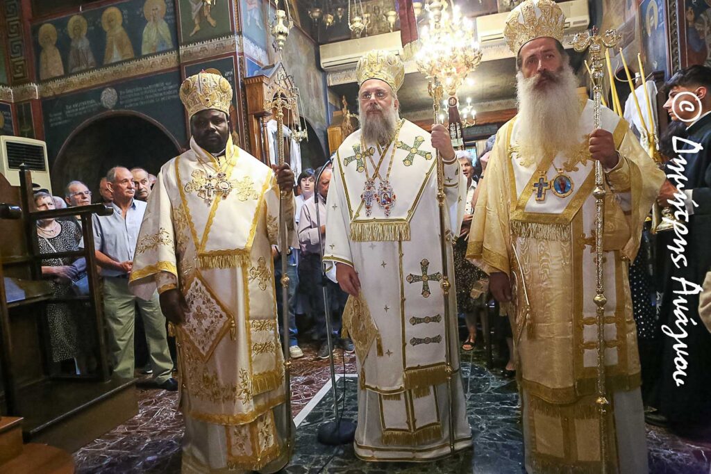 Λαμπρό Αρχιερατικό Συλλείτουργο στην Ι. Μ. Παναγίας Ξυνιάδος 