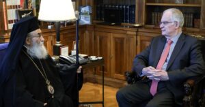 Στον Πρόεδρο της Δημοκρατίας ο Αρχιεπίσκοπος Σινά Δαμιανός