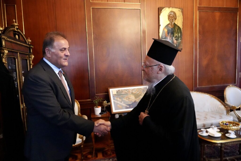 Eπίσκεψη του Αναπληρωτή Δημάρχου του Μητροπολιτικού Δήμου της Πόλεως στο Οικ. Πατριαρχείο