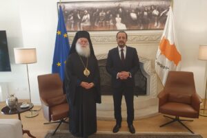 Συνάντηση του Πατριάρχη Αλεξανδρείας με τον Πρόεδρο της Κύπρου