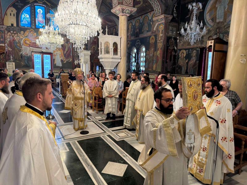 Ο εορτασμός του Αγίου Μεθοδίου στην Ι. Μ. Χαλκίδος