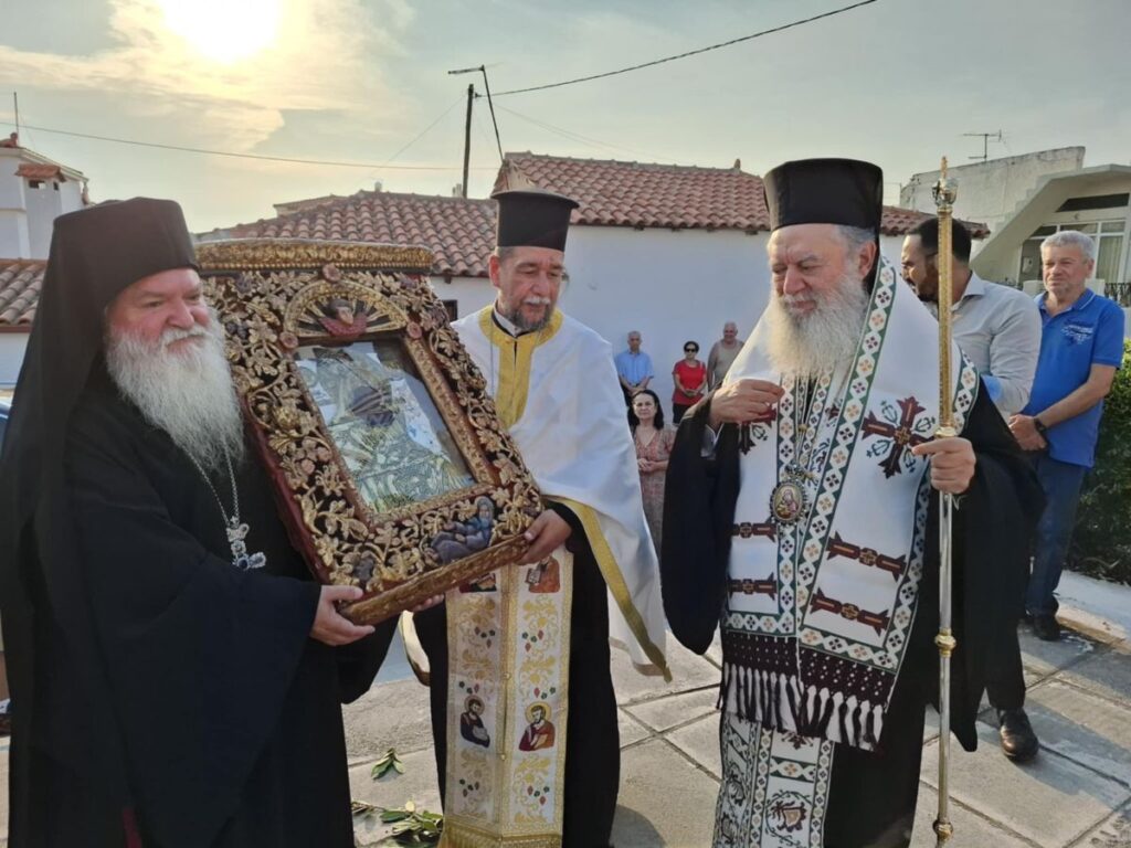 Το Βασιλικό Χαλκίδος υποδέχθηκε την Παναγία Χοζοβιώτισσα