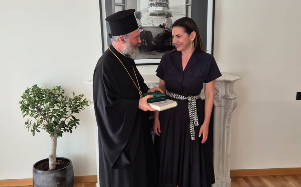 Συνάντηση του Αρχιεπισκόπου Αυστραλίας με την Υπουργό Τουρισμού της Ελλάδος