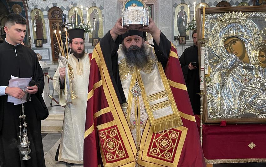 Μνήμη πάντων των εν Κορινθία Αγίων, υποδοχή Λειψάνων και της Παναγίας Παραμυθίας στον Μητροπολιτικό Ναό Κορίνθου