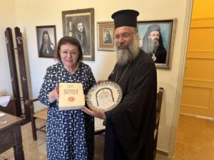 Η Υπουργός Πολιτισμού στην ιστορική Ιερά Μονή Αρκαδίου
