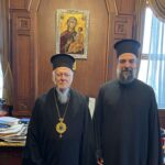 Επίσκεψη του Μητροπολίτου Θήρας Αμφιλοχίου στο Οικουμενικό Πατριαρχείο