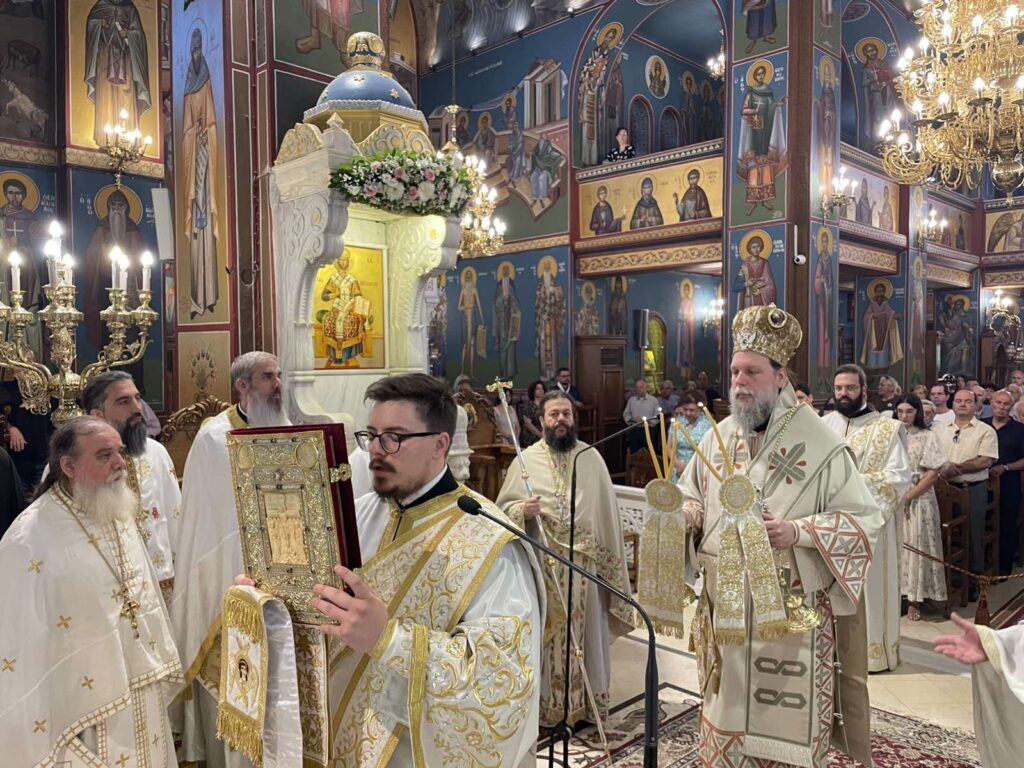 Εορτή Μητροπολιτικού Ναού και Χειροτονία Διακόνου στη Ν. Ιωνία