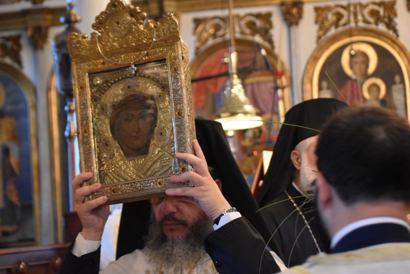 Πολυαρχιερατικός εορτασμός της Ευρέσεως της Παναγίας Εικονιστρίας στη Σκιάθο