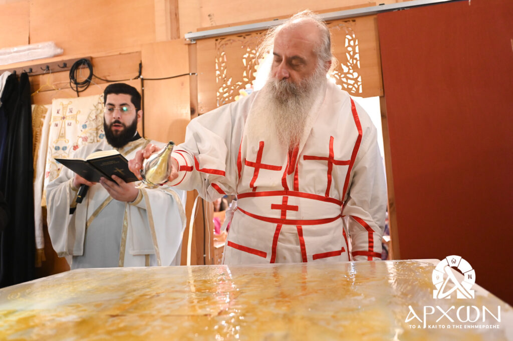 Εγκαίνια Ναού από τον Μητροπολίτη Μαντινείας και Κυνουρίας Επιφάνιο