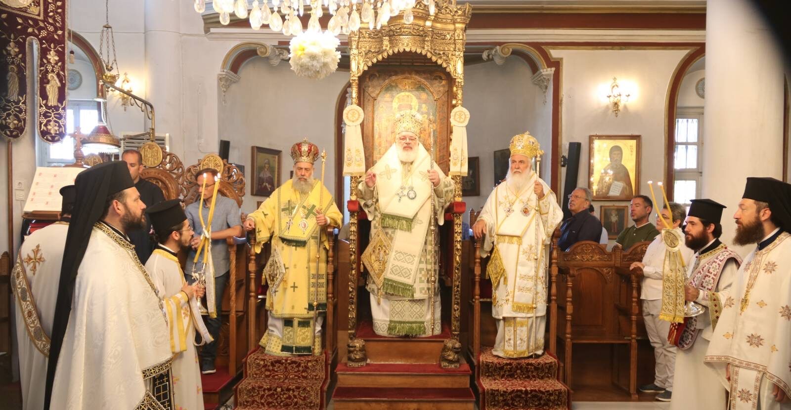 Λαμπρός ο εορτασμός της Συνάξεως των Λημνίων Αγίων