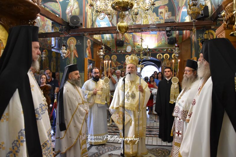 Εορτασμός της Μεταμορφώσεως του Σωτήρος στην Ι. Μονή Οσίου Δαυΐδ στην Εύβοια