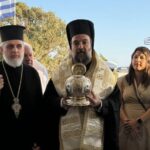 Η Σαντορίνη υποδέχθηκε Ι. Λείψανο της Πολιούχου της Αγίας Μεγαλομάρτυρος Ειρήνης