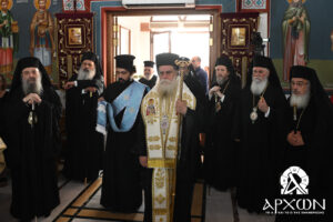 Πολυαρχιερατικός Εσπερινός ονομαστηρίων του Μητροπολίτη Άρτης και υποδοχή Λειψάνου του Οσίου Γερβασίου