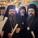 Ο Μητροπολίτης Καστορίας στην ενθρόνιση του Μητροπολίτη Κορυτσάς