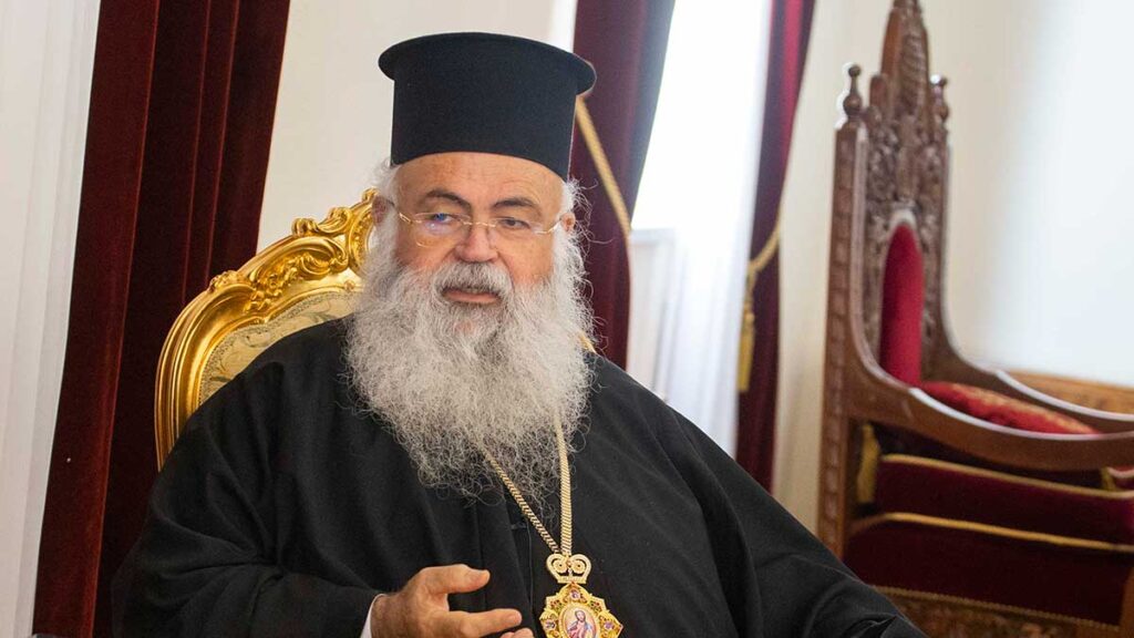 Ο Αρχιεπίσκοπος Κύπρου για την Ιερά Μονή Σινά