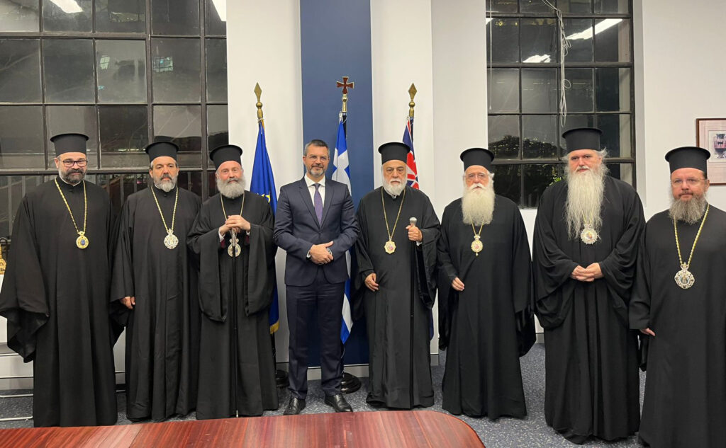 Εθιμοτυπική επίσκεψη Αρχιερέων στο Γενικό Προξενείο της Ελλάδος στο Σύδνεϋ  