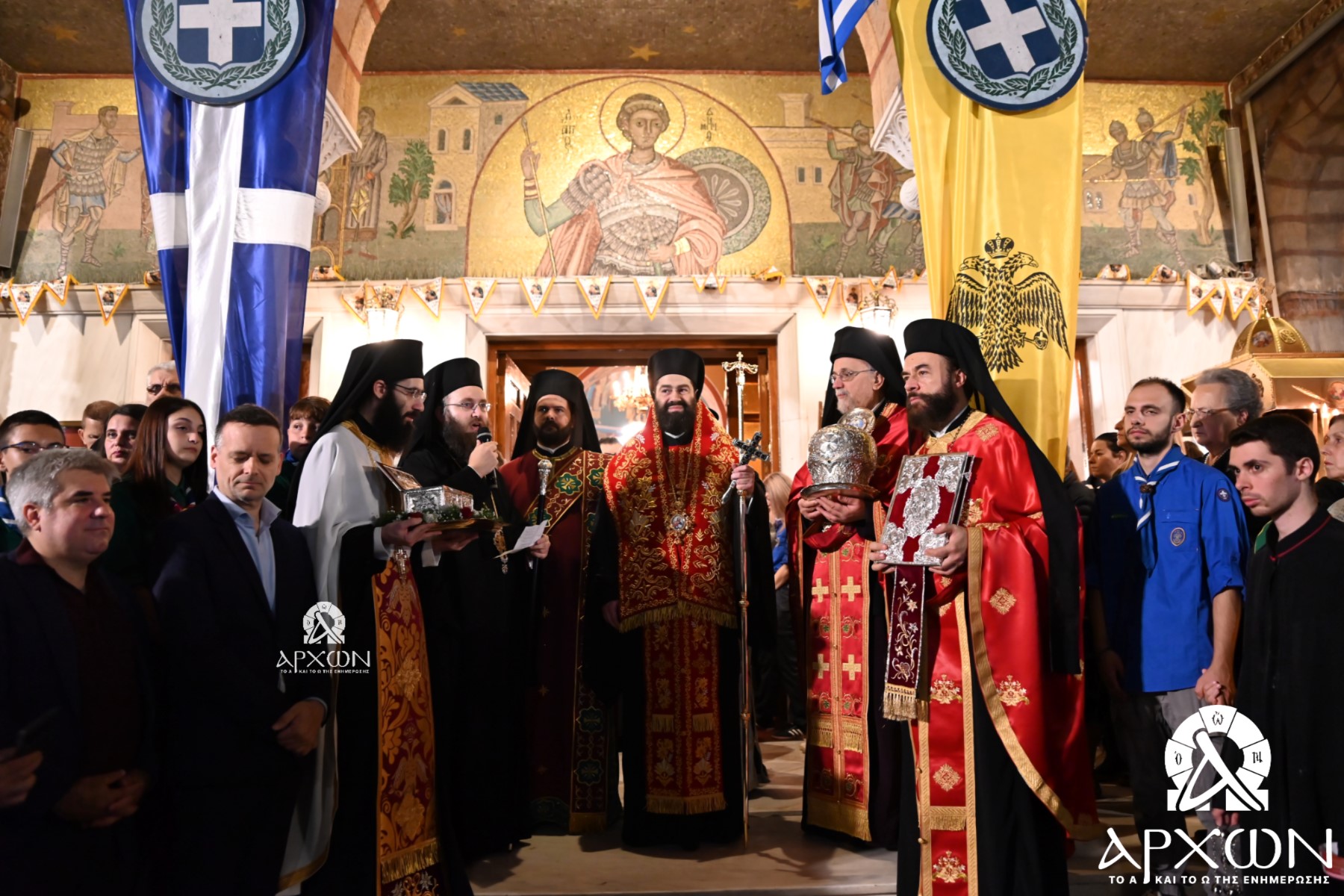 Περίλαμπρη η λιτάνευση στον Ι.Ν. Αγίου Δημητρίου Αμπελοκήπων