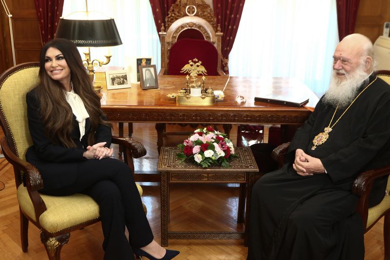 Συνάντηση Αρχιεπισκόπου με την Πρέσβειρα των Ηνωμένων Πολιτειών στην Ελλάδα