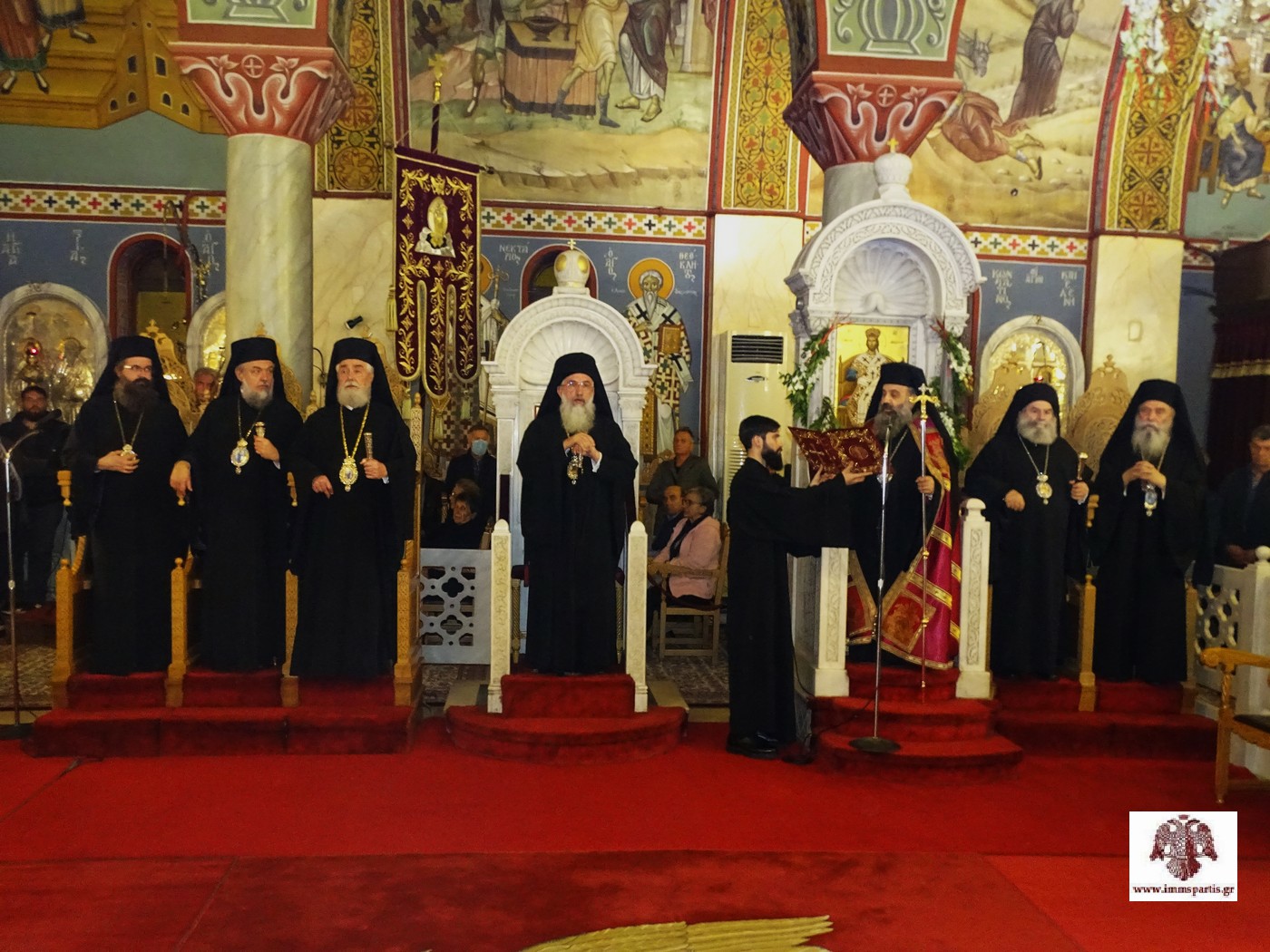 Λαμπρός ο Πολυαρχιερατικός Εσπερινός του Πολιούχου Σπάρτης Οσίου Νίκωνος