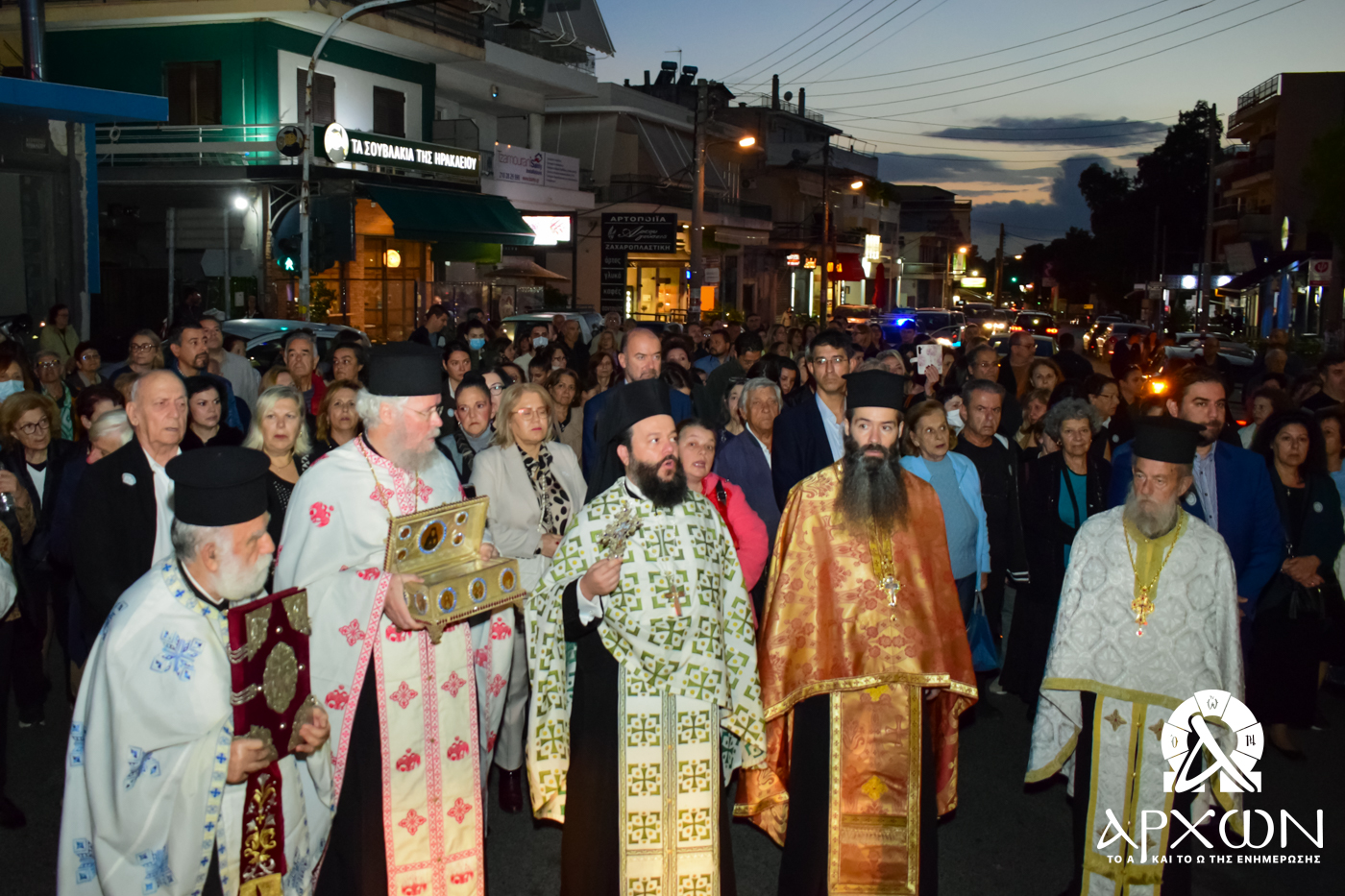 Μεθέορτος Εσπερινός και Λιτανεία στον Ι. Ν. Αγίου Νεκταρίου Νέου Ηρακλείου