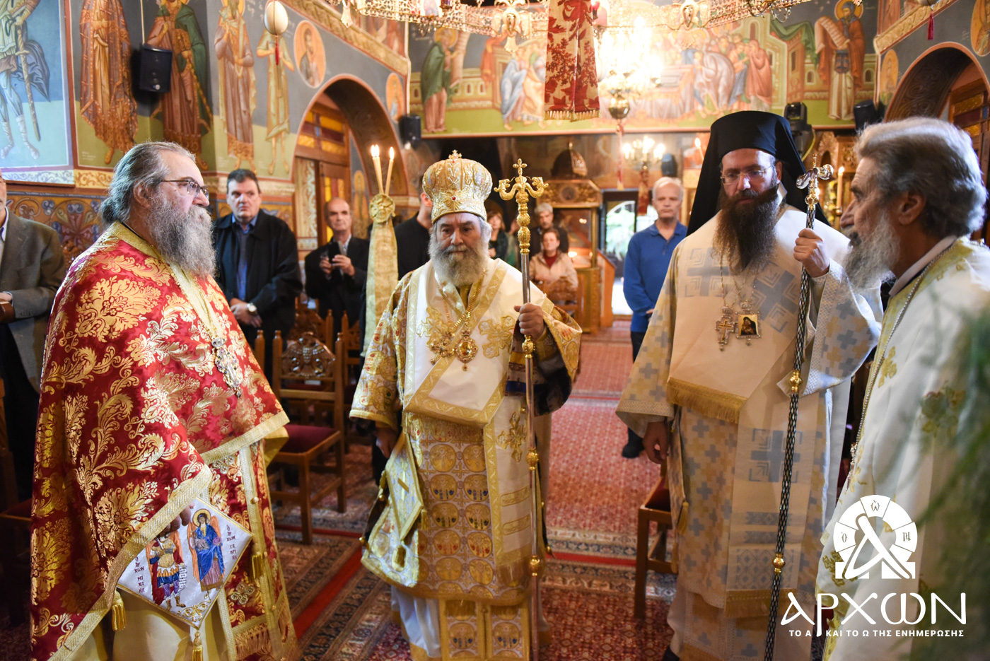 Αρχιερατικό Συλλείτουργο για τους Πολιούχους της Αρεόπολης Παμμεγίστους Ταξιάρχες