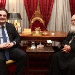 Συνάντηση Αρχιεπισκόπου με τον νέο Πρόεδρο του Eurogroup