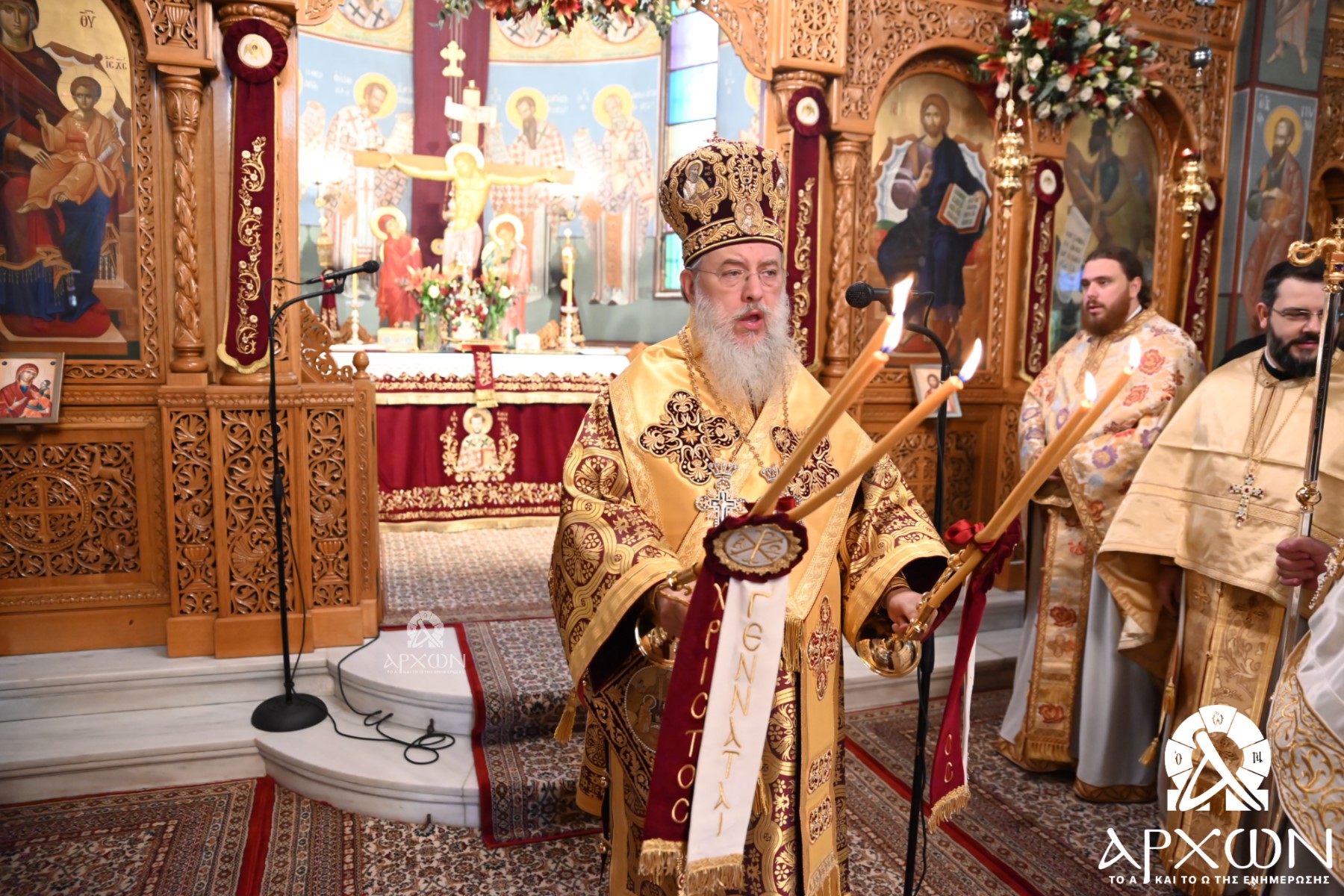 Πανηγυρική Θεία Λειτουργία στον Άγιο Ελευθέριο Αμαρουσίου