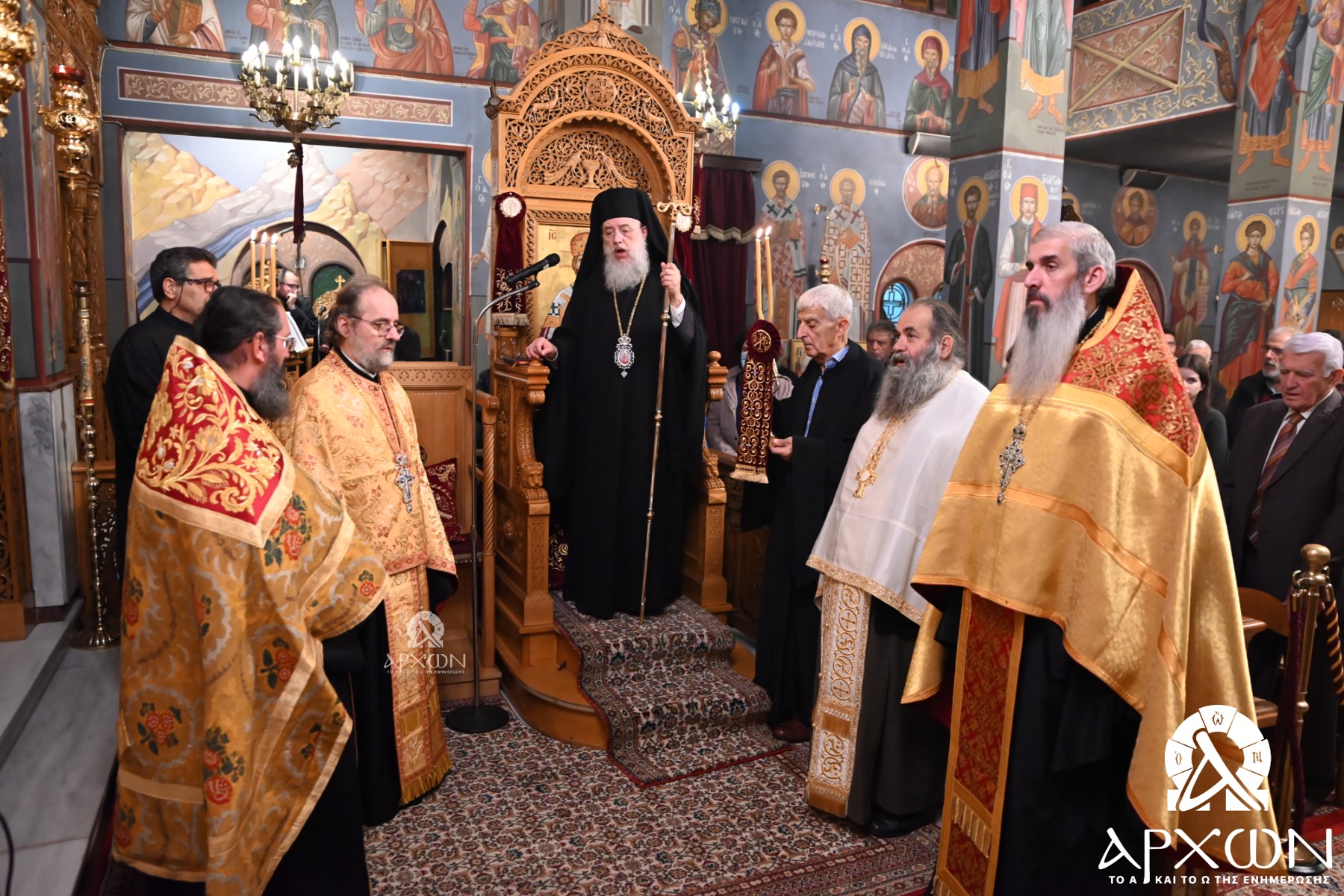 Πανηγυρικός Εσπερινός στον Άγιο Ελευθέριο Αμαρουσίου