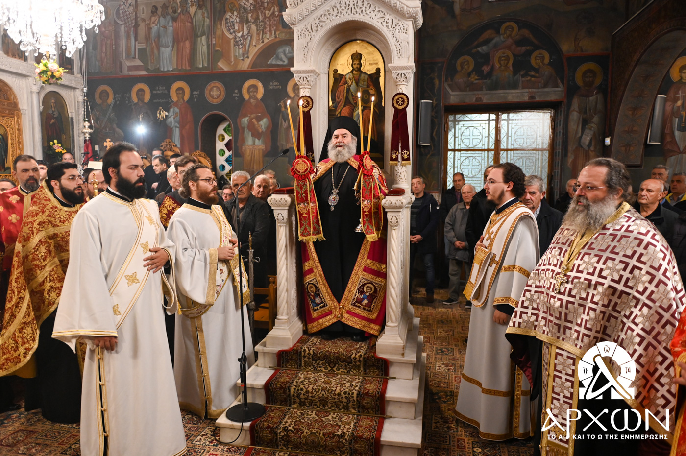 Πολυαρχιερατικός Εσπερινός της Αγίας Βαρβάρας στην Τρίπολη