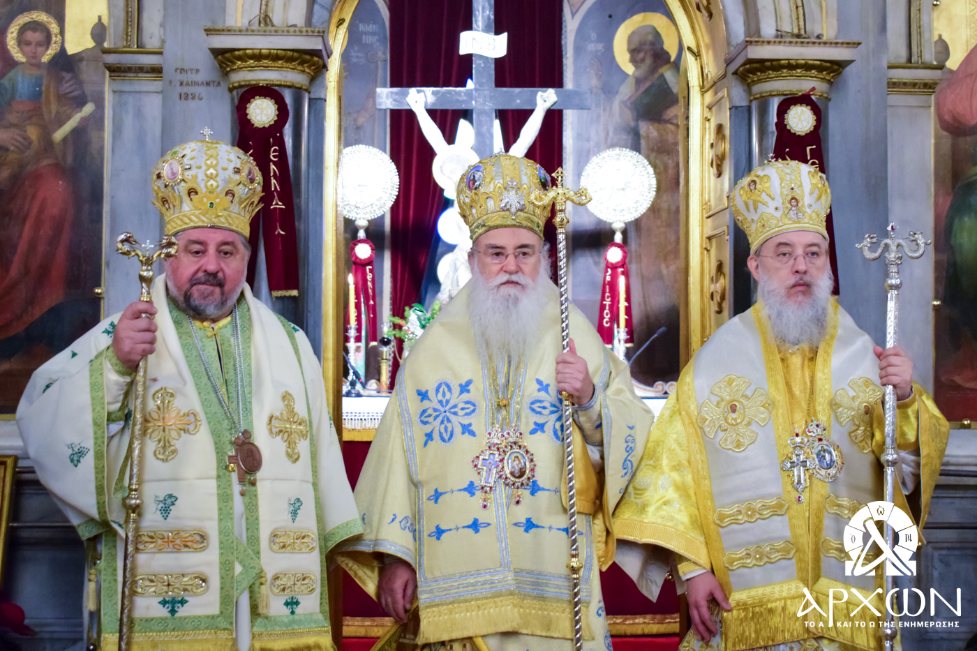 Πολυαρχιερατική Θεία Λειτουργία στον Ι. Ν. Κοιμήσεως της Θεοτόκου Αμαρουσίου