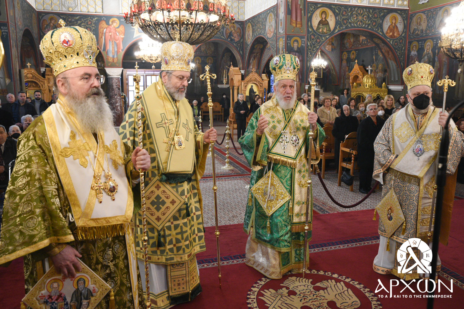 Αρχιερατικό Συλλείτουργο για τα ονομαστήρια του Μητροπολίτη Περιστερίου