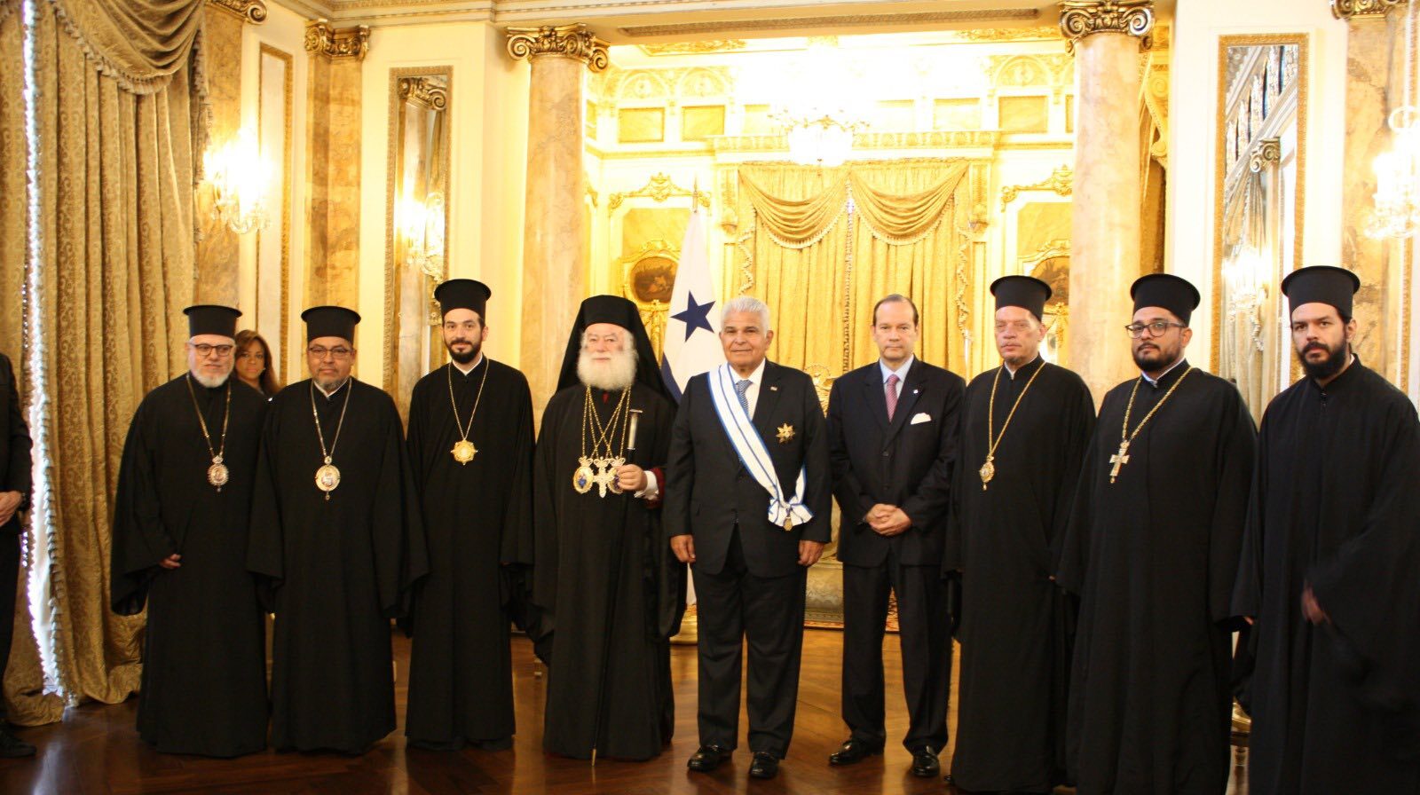Ο Πατριάρχης Αλεξανδρείας στον Πρόεδρο του Παναμά