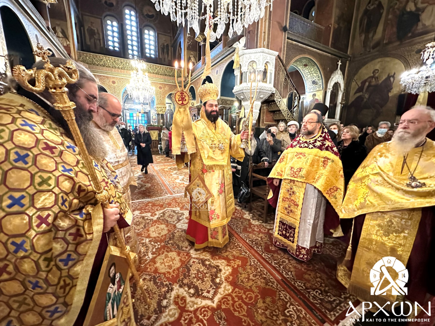 Πανηγυρική Θεία Λειτουργία στον Άγιο Βασίλειο οδού Μετσόβου