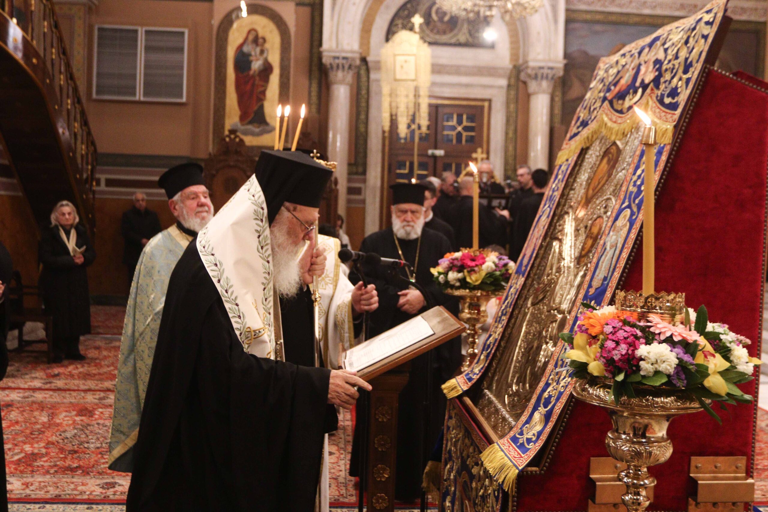 O Αρχιεπίσκοπος στoν Μητροπολιτικό Ναό Αθηνών για την Α’ Στάση των Χαιρετισμών 