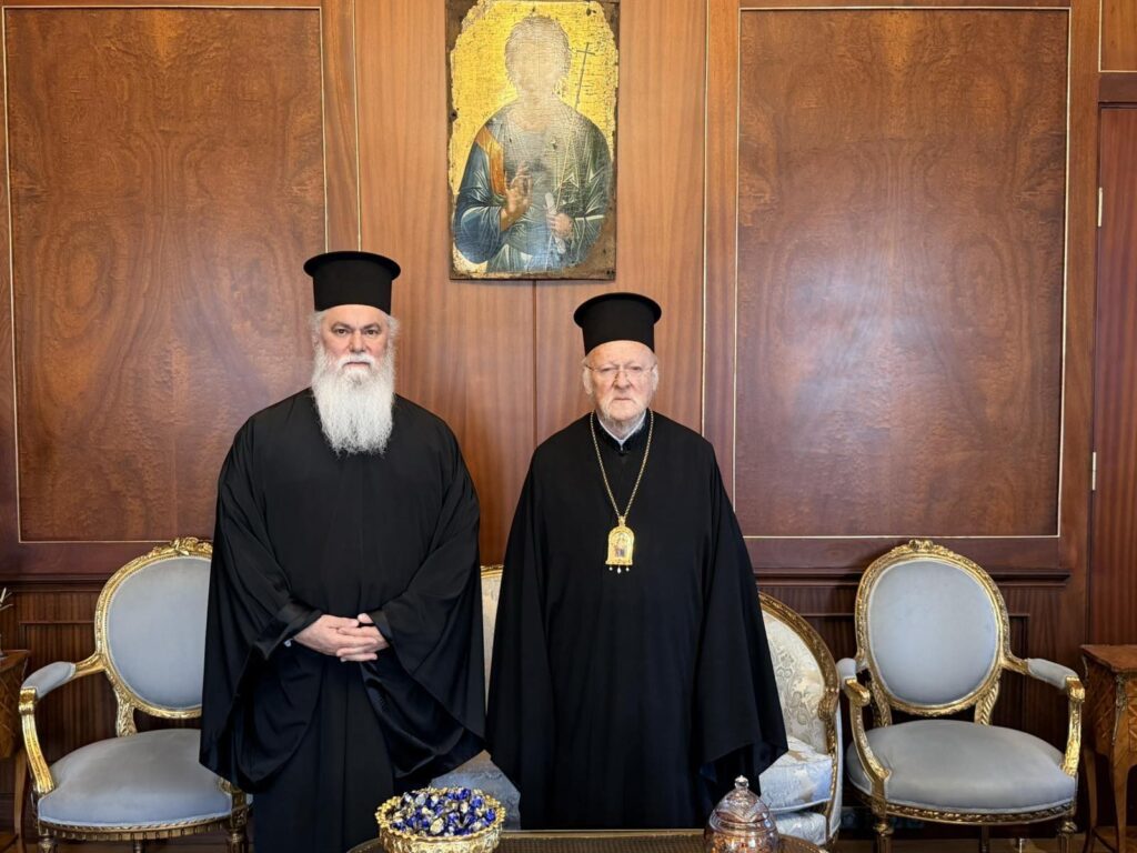 Επίσκεψη του Μητροπολίτη Καλαβρύτων στον Οικουμενικό Πατριάρχη  