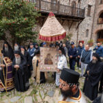 Λιτανεία της Ι. Εικόνος της Υπεραγίας Θεοτόκου «Φοβεράς Προστασίας» στην Ι. Μ. Κουτλουμουσίου