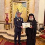 Ο Αρχηγός του Γενικού Επιτελείου Αεροπορίας της Ελλάδος στον Πατριάρχη Αλεξανδρείας