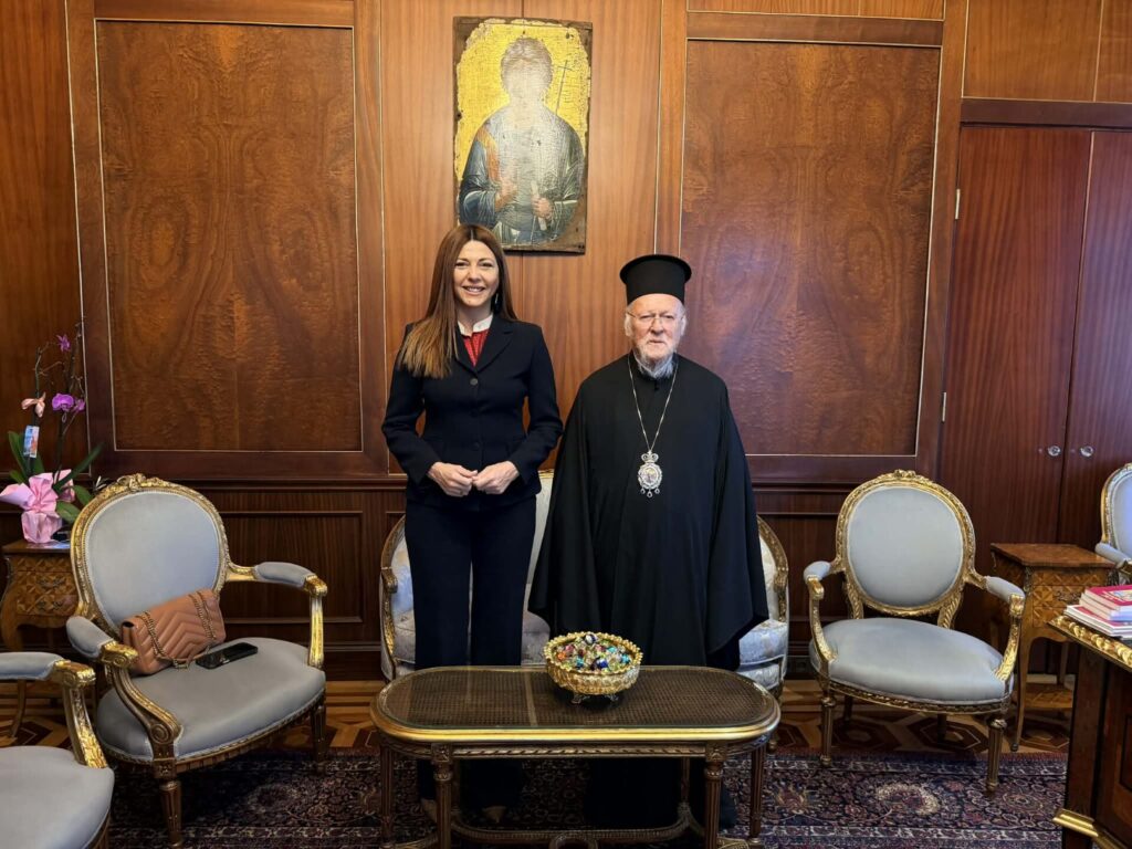 Η Υπουργός Παιδείας, Θρησκευμάτων και Αθλητισμού στο Οικουμενικό Πατριαρχείο