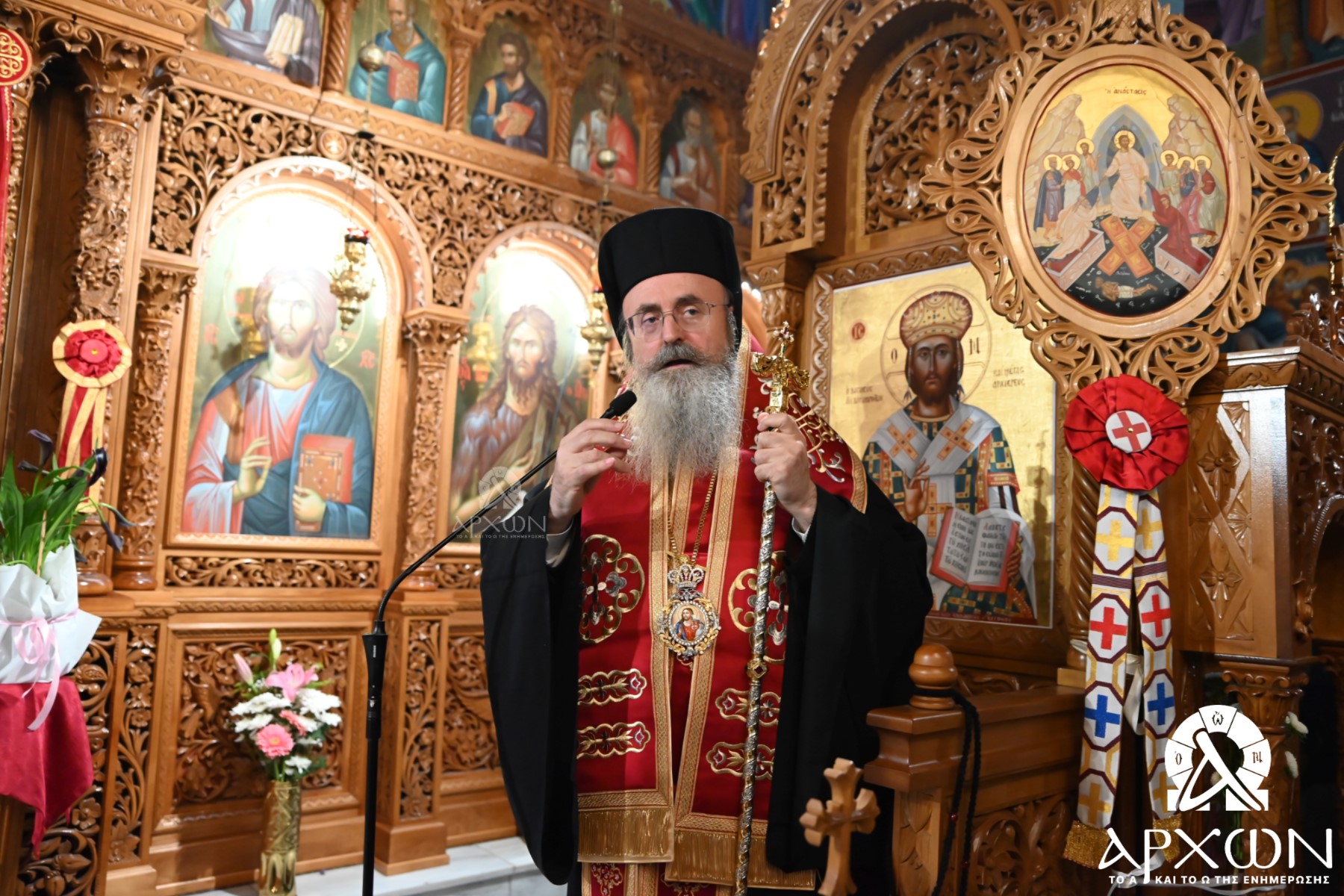 Περιστερίου: “Μαζί με τον Άγιο Γεώργιο, να γίνουμε μάρτυρες της Αναστάσεως”