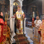 Η Θεία Λειτουργία της Μεγάλης Πέμπτης στoν Ι. Ναό Αγίας Βαρβάρας Τρίπολης