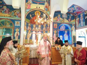 Η εορτή της Αγίας Ειρήνης στην Ι. Μητρόπολη Θεσσαλιώτιδος